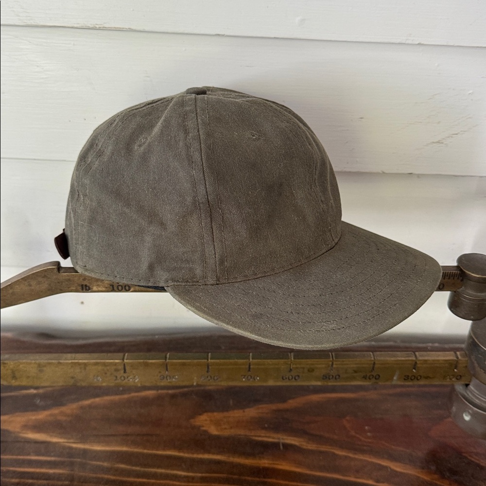 Filson x Ebbets Field Waxed Hat Olive Green USA Made - Picture 2 of 7
